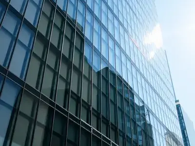 Commercial building window cleaning